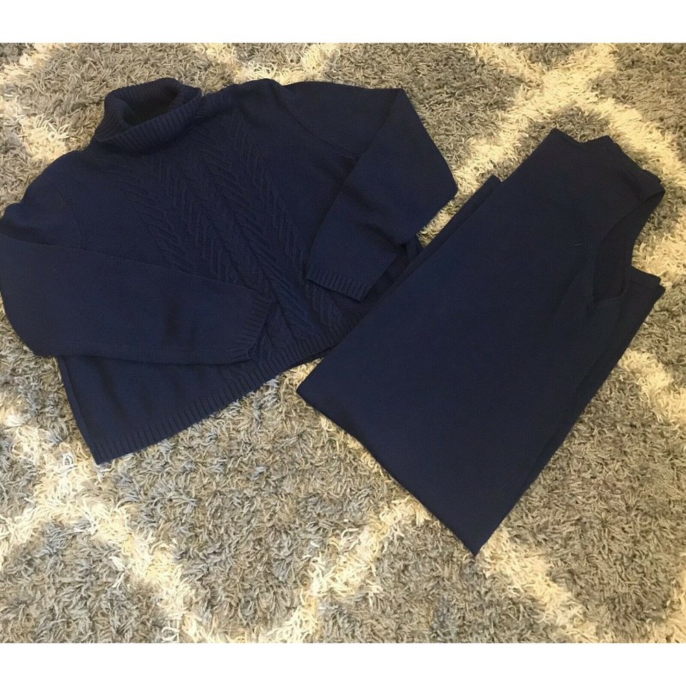 Women Within Knit Crop Sweater /A Line Dress - Picture 7 of 7